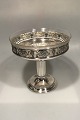 A. Dragsted 
Silver Pedistal 
Bowl with glass 
insert. Grape 
motif. H 19 
cm(7 31/64 in 
)Diam 19 ...