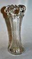 Clear glass 
bridal crown, 
approx. 1900, 
Denmark. Vase. 
Height: 21.5 
cm.
NB: Perfect 
condition!