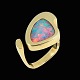 Danish 14k Gold 
Ring with Opal. 
1960s
Designed and 
crafted in 
Denmark in the 
1960s
Stamped ...