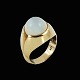 Knud V. 
Andersen. 14k 
Gold Ring with 
Moonstone.
Designed and 
crafted by Knud 
V. Andersen - 
...