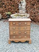 Small Danish 
oak chest of 
drawers approx. 
Year 1800 Front 
with four 
drawers H.70cm. 
B.64cm. D.32cm.