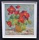 Kragh, Ejnar 
Roepstorff 
(1903 - 1981) 
Denmark: 
Flowers on a 
table. Oil on 
canvas. Signed. 
85 x ...