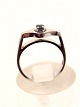14 carat white 
gold ring size 
52 with 
sapphire 
stamped H 585 
Denmark. No. 
395592

