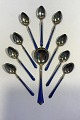 Enamelled 
Sterling Silver 
Set of Spoons 
(9+1) Measures 
9.5 cm & 12.7 
cm(3 47/64 in & 
5 in)