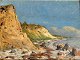 Schiøttz-
Jensen, NF 
(1855 - 1941) 
Denmark: 
Coastal scene. 
Oil on canvas. 
Signed. 32 x 44 
...