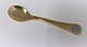 Georg Jensen. 
Silver cutlery. 
Year's teaspoon 
1983. Sterling 
(925) gilt. 
Length 11.2 cm