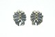 Georg Jensen 
ear clips 
sterling with 
18 carat Gold
stamped 925 S 
No. 400
Height 31.45 
...