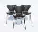 This set of 
three Syver 
chairs, model 
3107, is an 
elegant example 
of the iconic 
design of Arne 
...
