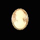 18k Gold Cameo 
Brooch / 
Pendant.
Hand carved 
Seashell Relief 
on a 18k Gold 
Frame.
Stamped with 
...