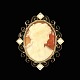 Martin 
Rasmussen - 
Copenhagen. 14k 
Gold Cameo 
Brooch with 
Pearls.
Designed and 
crafted by ...