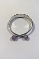 Hans Hansen 
Sterling Silver 
Bracelet No 243 
Purple Quartz. 
Inside Diam 6 
cm (2 23/64 
in)Weight ...