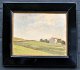 Unknown artist 
(19th century): 
Landscape with 
house. 
Cardboard oil. 
Signed: A. 
Woska. 20.5 x 
...