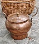 Copper food 
bucket with 
handle and lid. 
Decorated on 
top of the 
basin as well 
as on the lid 
and ...