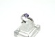 Elegant ladies 
ring with 
amethyst and 
diamonds in 14 
carat whitegold
Stamped 585
Str ...
