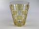 Beautiful 
crystal glass 
vase - amber / 
yellow from the 
end of the 19th 
century or the 
beginning ...