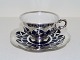 Hutschenreuther 
Germany, dark 
blue demitasse 
cup with 
silverplate 
decoration.
The cup ...