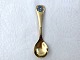 Georg Jensen, 
annual spoon, 
gold-plated 
sterling 
silver, 15 cm 
long * good 
used condition 
*