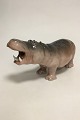 Royal 
Copenhagen 
Figurine of 
Hippopotamus. 
Measures 34 cm 
/ 13 25/64 in. 
Except a couple 
of iron ...
