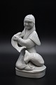 Royal 
Copenhagen 
porcelain 
figure of 
"Fisherman with 
his catch" in 
Blanc de chine 
by Georg ...