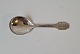 Jam spoon in 
silver with 
Bræstrup's city 
coat of arms 
and the text 
Danmark
Stampet the 
tree ...