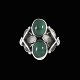 Georg Jensen. 
Sterling Silver 
Ring #48 with 
Green Agate - 
Henry Pilstrup. 
1933-44
Designed by 
...