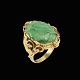 Thorvald 
Nielsen Meier - 
Copenhagen. Art 
Nouveau 14k 
Gold Ring with 
Jade.
Designed and 
crafted ...