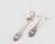 Children's fork 
and pusher for 
food with motif 
H.C. Andersen's 
The Flying 
Trunk in 
hallmarked ...