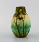 Amalric Walter 
(1870-1959) for 
Nancy. Rare 
vase in glazed 
ceramics 
decorated with 
river ...