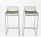 A pair of 
barstools, 
model Hee, with 
metal frame in 
lacquered light 
blue, produced 
by HAY. These 
...
