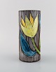 Mari Simmulson 
(1911-2000) for 
Upsala-Ekeby. 
Vase in glazed 
ceramics with 
floral 
decoration. ...