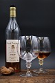 Cognac glass 
from Holmegaard 
glassworks in 
crystal glass.
H:16cm. 
Dia.:9,5cm. (6 
pcs. 
Available.)