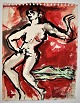 Degett, Karen 
(1954 - 2011) 
Denmark: Naked 
women. "The 
Polish ballet". 
Ink, pastel and 
...