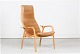 Yngve Ekström 
(1913-1988)
Lamino easy 
chair made of 
beech 
with cognac 
colored leather
in ...