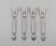 Four Georg 
Jensen Acanthus 
pastry forks in 
sterling 
silver. Dated 
1915-1930.
Length: 14.2 
...