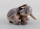Royal 
Copenhagen 
porcelain 
figurine. 
Dachshund 
puppy. 1920's. 
Model number 
1238/1408.
Measures: ...
