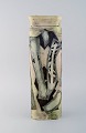 European studio 
ceramist. 
Unique vase in 
glazed pottery 
with 
hand-painted 
abstract 
motifs. 1960 
...