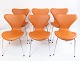 This set of six 
Seven chairs, 
model 3107, is 
an important 
example of 
Danish design 
heritage, ...