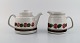 Jackie Lynd for 
Rörstrand. 
Birgitta teapot 
and milk jug in 
hand-painted 
glazed 
stoneware. ...