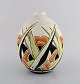Charles Catteau 
(1880-1966) for 
Boch Freres 
Keramis, 
Belgium. Art 
deco ceramic 
vase in 
cloisonné ...