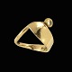 Allan Scharff. 
18k Gold Ring 
with Diamond 
0,1ct- 1989
Designed and 
crafted by 
Allan Scharff 
at ...