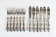 Rosenborg 
Silver Flatware 
by A. Dragsted 
Fish cutlery 
for six persons 

made of 
genuine ...