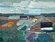 Iversen, Bubi 
(1923 -) 
Denmark: 
Landscape. 
Signed. Oil on 
canvas. 40 x 51 
cm.
Framed.