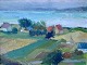 Gelardi, Ruben 
(1938 -) 
Denmark: 
Landscape. Oil 
on masonite. 
Signed 1969. 43 
x 55 cm.
Framed.