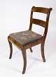 Chair of 
mahogany, 
upholstered 
with floral 
fabric from the 
1840s. The 
chair is in 
great vintage 
...