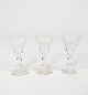 Set of three 
Lalaing glass, 
by Holmegaard 
in great 
antique 
condition from 
the 1930s.
10 x 4 cm.
