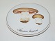 Bing & Grondahl 
Mushroom plate, 
Cultivated 
Mushroom.
Decoration 
number 
3516/949.
Factory ...