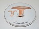 Bing & Grondahl 
Mushroom plate, 
Delicious 
Milky-Cap.
Decoration 
number 
3514/949.
Factory ...