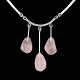 N.E. From - 
Denmark. 
Sterling Silver 
Necklace with 
Rose Quartz. 
1960s.
Designed and 
crafted by ...