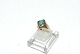 Elegant ladies 
ring with green 
stone 14 carat 
gold
Stamped 585
Str 54
Checked by 
jeweler
the ...