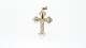 Elegant pendant 
/ charms Cross 
in 14 carat 
gold
Stamped 585
Nice and well 
maintained ...